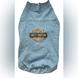 Harley Davidson Dog Jean Jacket
